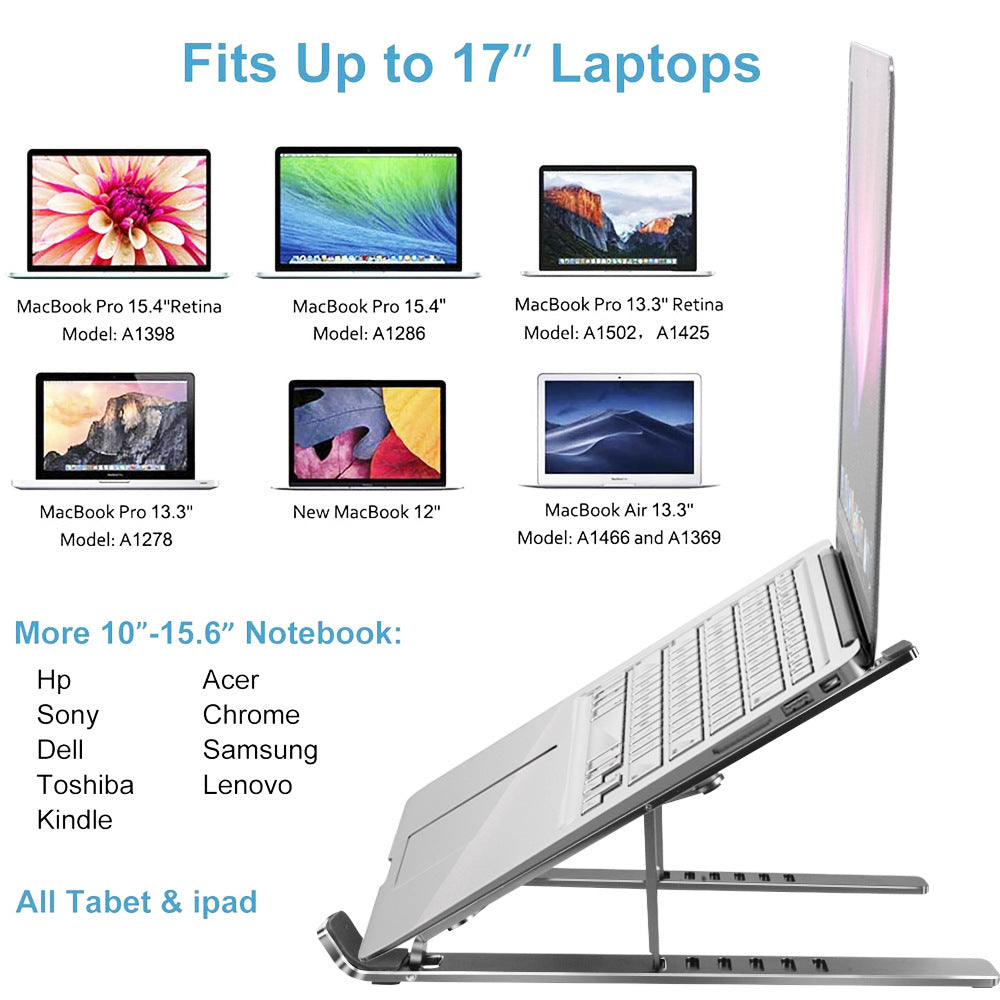 Adjustable Aluminum Laptop Stand
