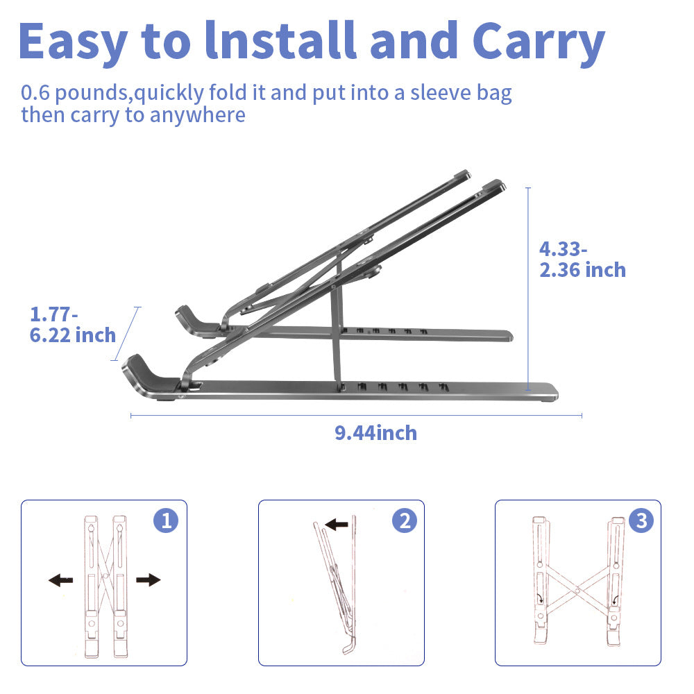 Adjustable Aluminum Laptop Stand